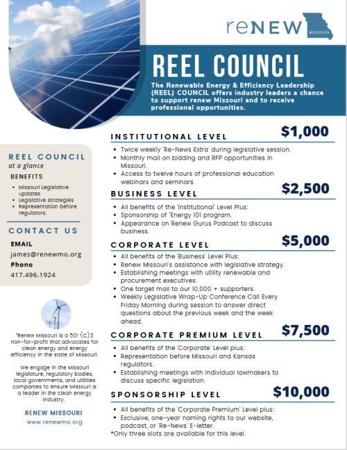 REEL Council Benefit Flyer 2023